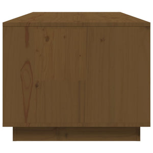 Tavolino da Salotto ambra 100x50x41cm in Legno Massello di Pino 818273