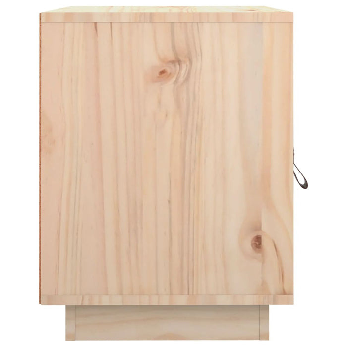 Comodino 40x34x45 cm in Legno Massello di Pino 818275