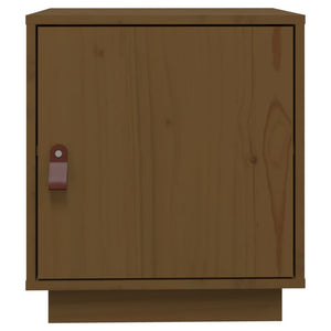 Comodini 2 pz Miele 40x34x45 cm in Legno Massello di Pino