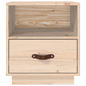 Comodino 40x34x45 cm in Legno Massello di Pino cod mxl 31273