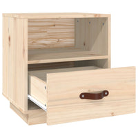 Comodino 40x34x45 cm in Legno Massello di Pino cod mxl 31273