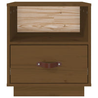 Comodini 2 pz ambra 40x34x45 cm in Legno Massello di Pino 818302