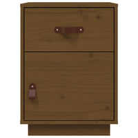 Comodini ambra 2 pz 40x34x55 cm in Legno Massello di Pino 818312