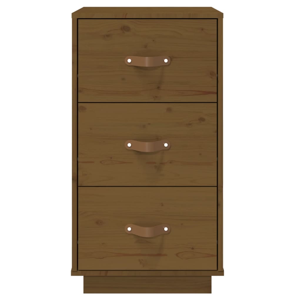 Comodini 2 pz Ambra 40x40x75 cm in Legno Massello di Pino 818342