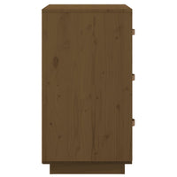 Comodini 2 pz Ambra 40x40x75 cm in Legno Massello di Pino 818342