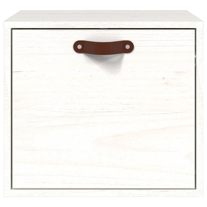 Pensile Bianco 40x30x35 cm in Legno Massello di Pino 818346