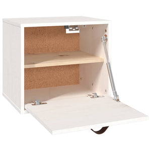 Pensile Bianco 40x30x35 cm in Legno Massello di Pino 818346