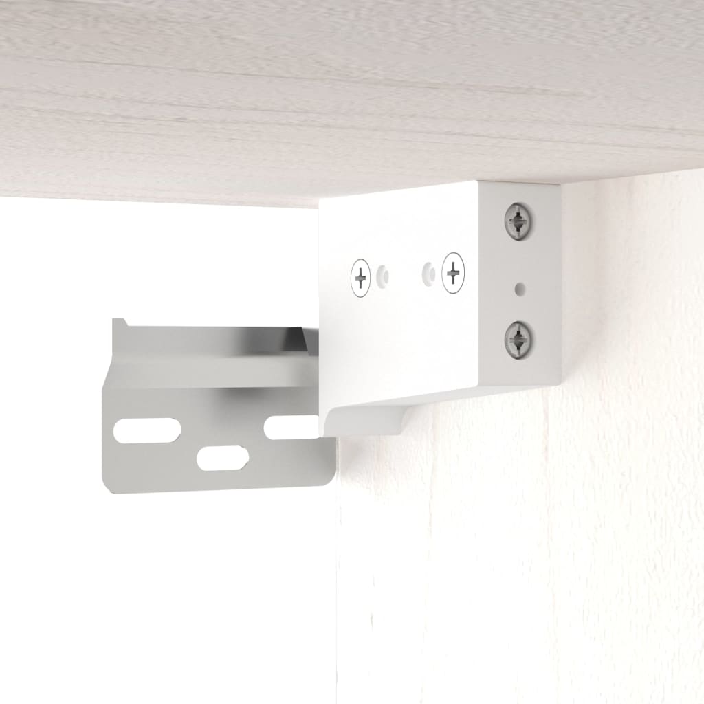 Pensile Bianco 40x30x35 cm in Legno Massello di Pino 818346