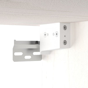 Pensile Bianco 40x30x35 cm in Legno Massello di Pino 818346