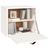 Pensile Bianco 40x30x35 cm in Legno Massello di Pino 818346