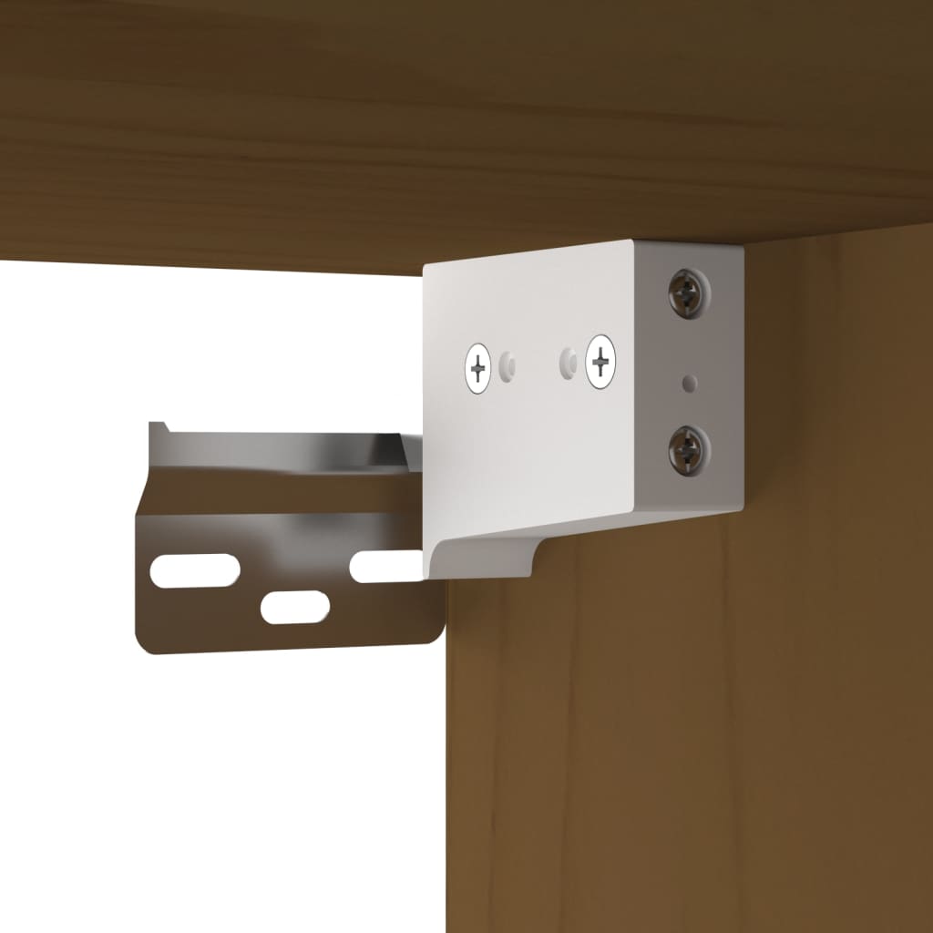 Pensile Marrone ambra 60x30x35 cm in Legno Massello di Pino 818353