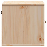 Mobiletto da Parete 31,5x30x30 cm Legno Massello di Pino 818355