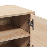 Mobiletto da Parete 31,5x30x30 cm Legno Massello di Pino 818355