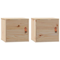 Pensili 2pz 31,5x30x30 cm in Legno Massello di Pino cod mxl 33068