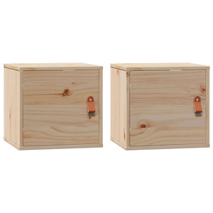 Pensili 2pz 31,5x30x30 cm in Legno Massello di Pino cod mxl 33068