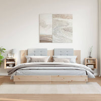 Pensili 2pz 31,5x30x30 cm in Legno Massello di Pino 818356