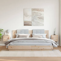 Pensili 2pz 31,5x30x30 cm in Legno Massello di Pino 818356