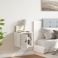 Pensile Bianco 31,5x30x30 cm in Legno Massello di Pino cod mxl 32839