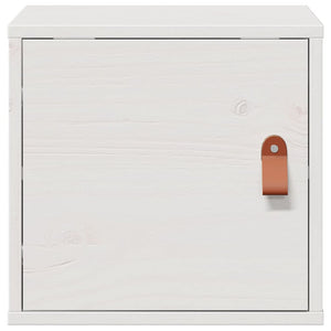 Pensile Bianco 31,5x30x30 cm in Legno Massello di Pino cod mxl 32839