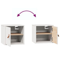 Pensile Bianco 31,5x30x30 cm in Legno Massello di Pino cod mxl 32839