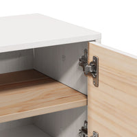 Pensili 2pz Bianchi 31,5x30x30 cm in Legno Massello di Pino cod mxl 51121