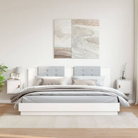 Pensili 2pz Bianchi 31,5x30x30 cm in Legno Massello di Pino 818358