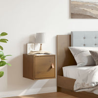 Pensile Marrone ambra 31,5x30x30 cm in Legno Massello di Pino 818361