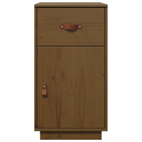 Armadietto da Scrivania Miele 40x50x75cm in Legno Massello Pino