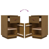 Armadietto da Scrivania Ambra 40x50x75cm in Legno Massello Pino 820100