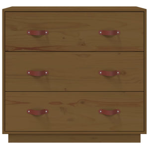 Credenza Marrone Ambra 80x40x75 cm in Legno Massello di Pino 820110