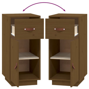 Credenza ambra 34x40x75 cm in Legno Massello di Pino 820125