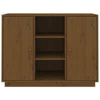 Credenza ambra 100x40x75 cm in Legno Massello di Pino 820135