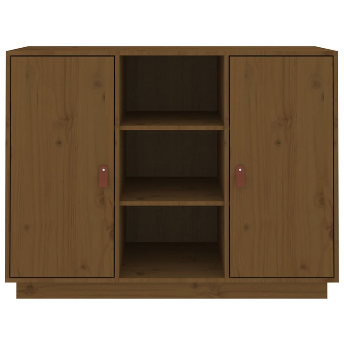 Credenza ambra 100x40x75 cm in Legno Massello di Pino 820135