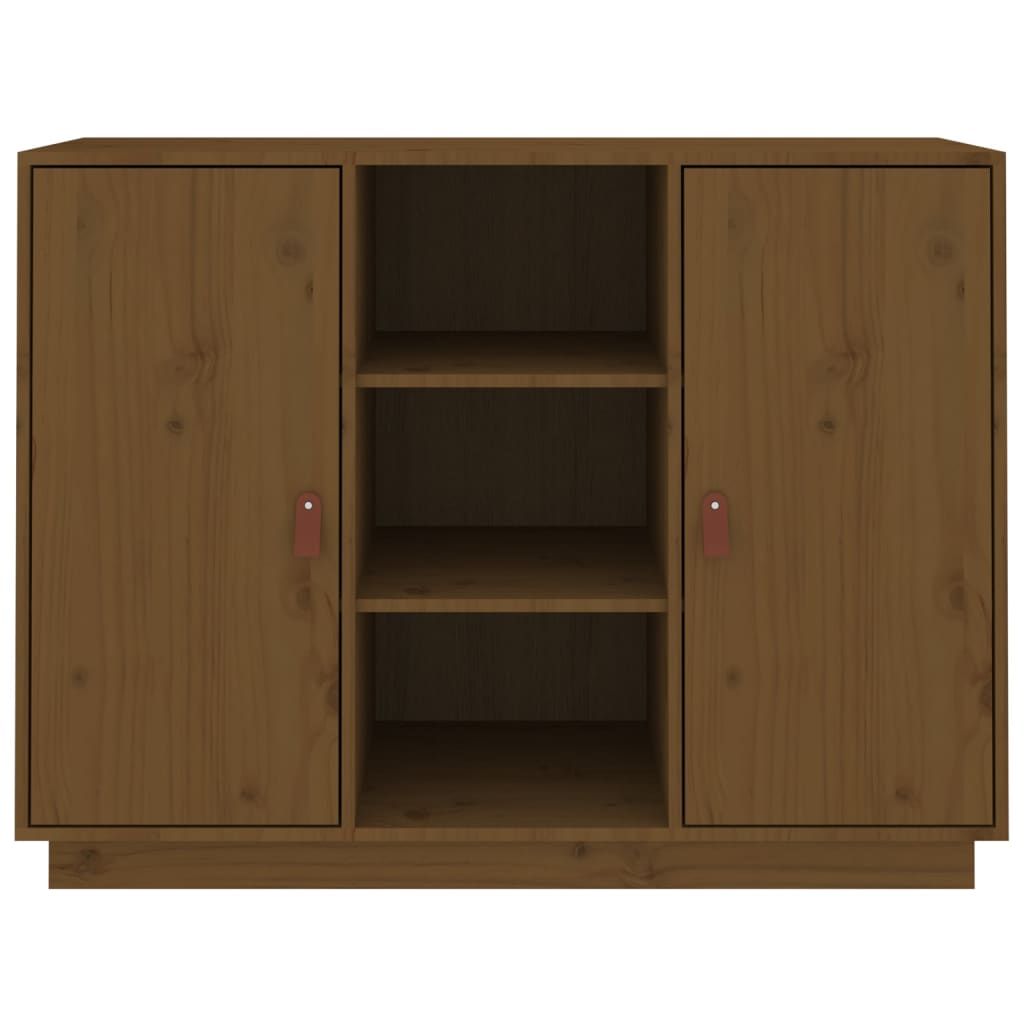 Credenza ambra 100x40x75 cm in Legno Massello di Pino 820135