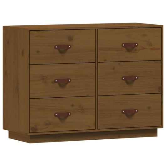Credenza ambra 100x40x75 cm in Legno Massello di Pino 820145