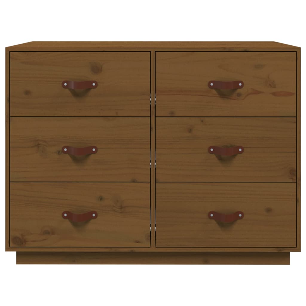 Credenza ambra 100x40x75 cm in Legno Massello di Pino 820145