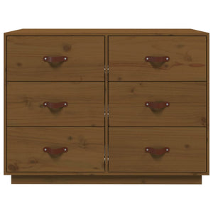 Credenza ambra 100x40x75 cm in Legno Massello di Pino 820145