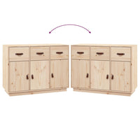 Credenza 100x40x75 cm in Legno Massello di Pino 820147