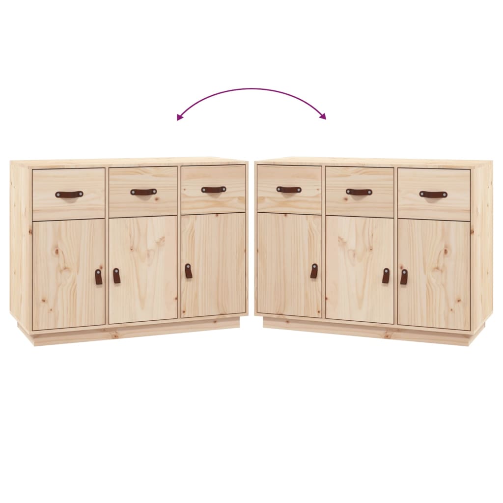 Credenza 100x40x75 cm in Legno Massello di Pino 820147