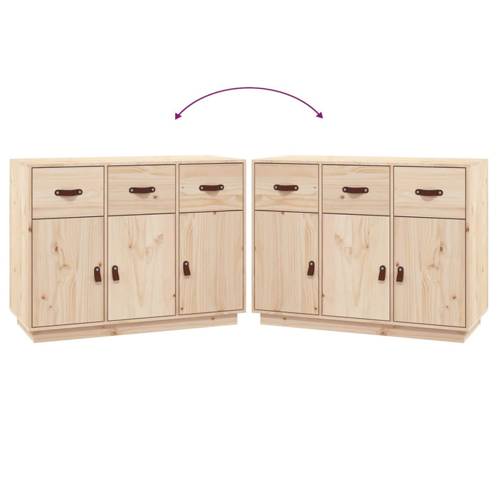 Credenza 100x40x75 cm in Legno Massello di Pino 820147