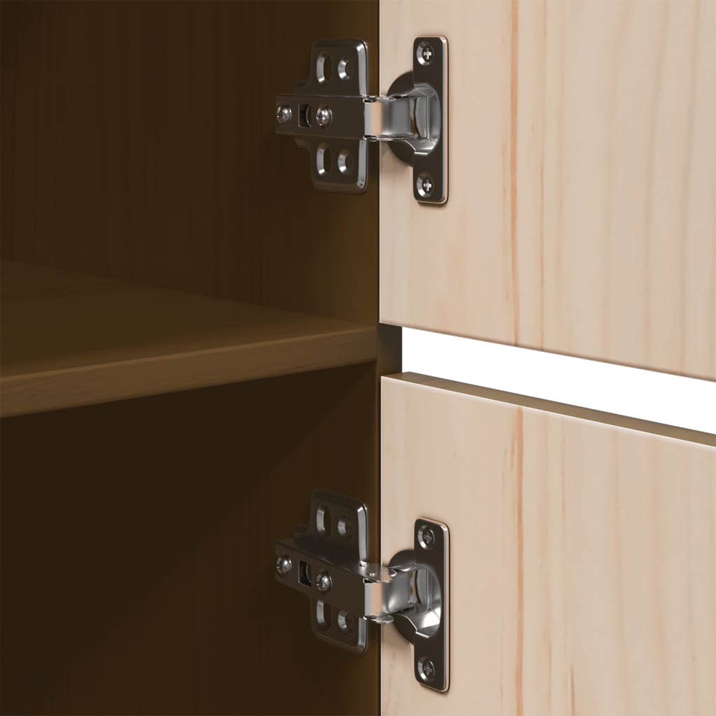 Credenza ambra 34x40x108,5 cm in Legno Massello di Pino 820170