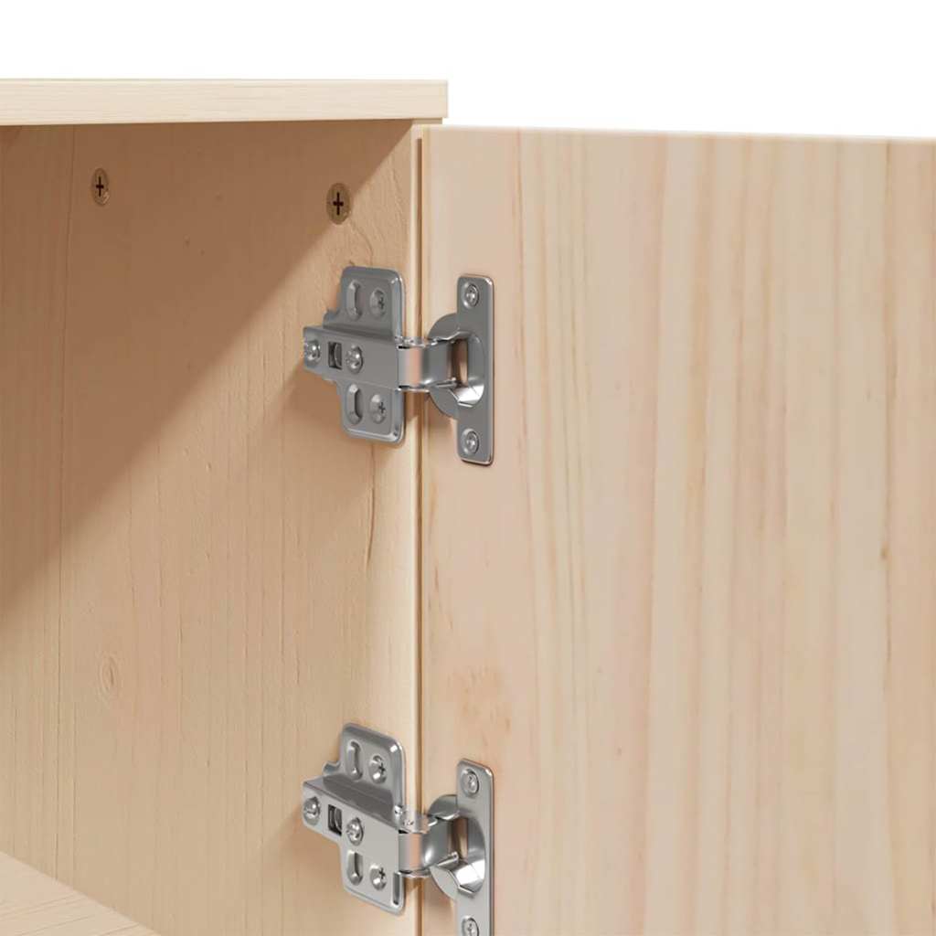 Credenza-Buffet-Armadio da cucina 67x40x108,5 cm in Legno Massello di Pino 927317