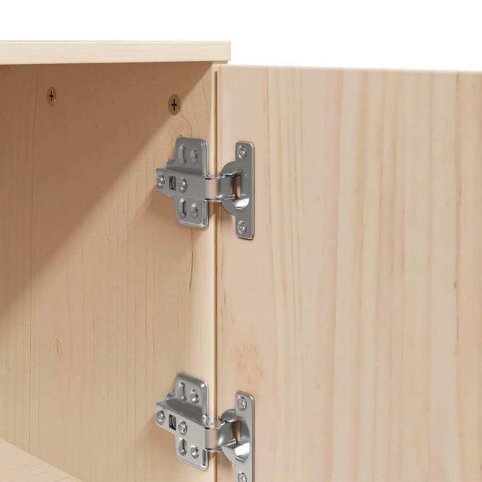 Credenza-Buffet-Armadio da cucina 67x40x108,5 cm in Legno Massello di Pino 927317