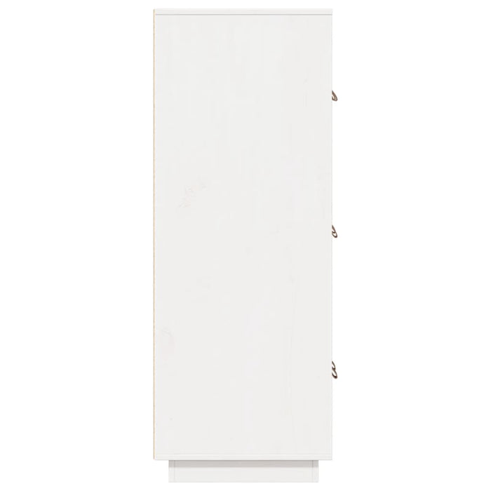 Credenza Bianca 67x40x108,5 cm in Legno Massello di Pino cod mxl 26831