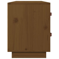 Scarpiera Ambrata 100x34x45 cm in Legno Massello di Pino 820180