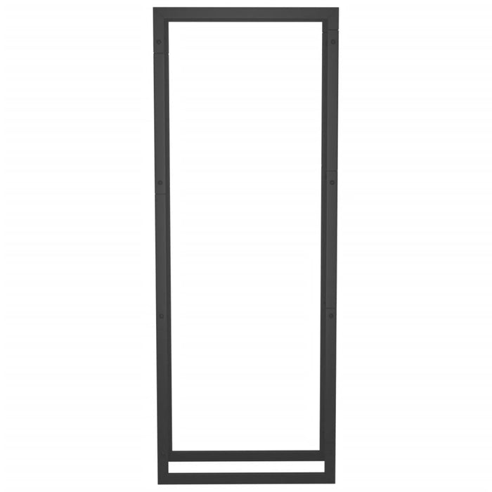 Portalegna Nero Opaco 50x28x132 cm in Acciaiocod mxl 78782