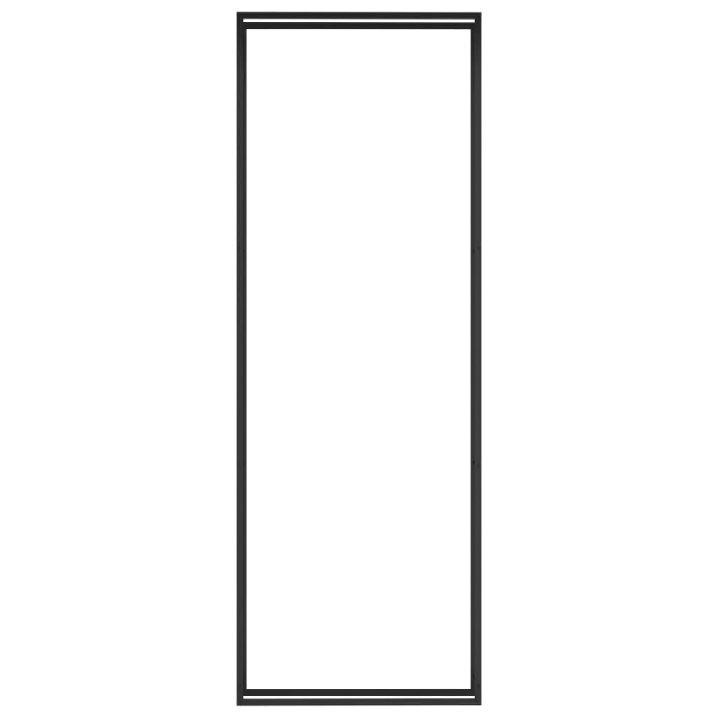 Portalegna opaco 110 x 28 x 312 cm acciaio nero 02_0043747