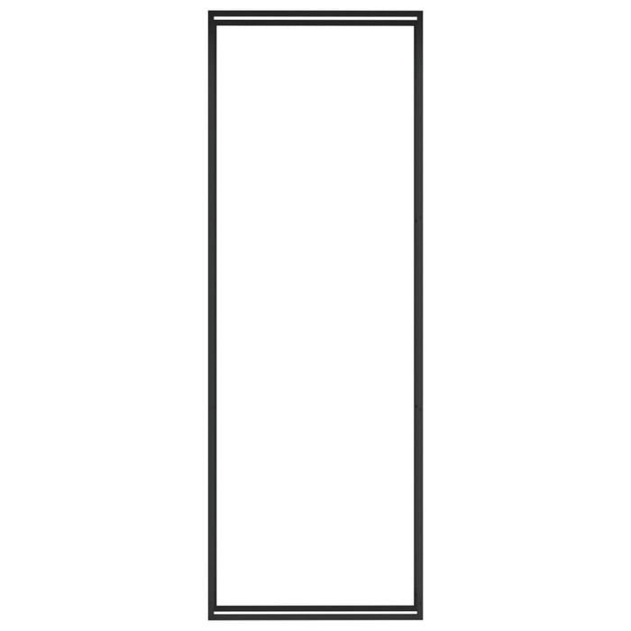 Portalegna-Scaffale per Legna Nero Opaco 110x28x312 cm in Acciaio