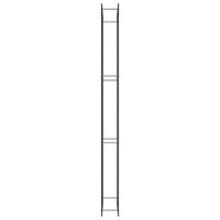 Portalegna opaco 110 x 28 x 312 cm acciaio nero 02_0043747