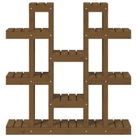 Supporto Piante Ambra 104,5x25x109,5 cm Legno Massello di Pino 822095